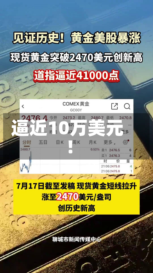 逼近10万美元！-第2张图片