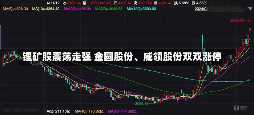 锂矿股震荡走强 金圆股份、威领股份双双涨停-第2张图片