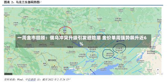 一周金市回顾：俄乌冲突升级引发避险潮 金价单周强势飙升近6%-第1张图片