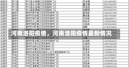 河南洛阳疫情，河南洛阳疫情最新情况-第2张图片