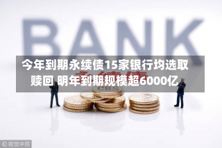 今年到期永续债15家银行均选取
赎回 明年到期规模超6000亿-第3张图片