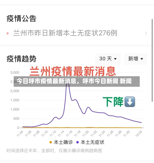 今日呼市疫情最新消息，呼市今日新闻 新闻