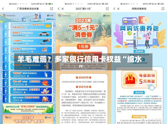 羊毛难薅？多家银行信用卡权益“缩水”