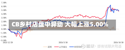 CB乡村店盘中异动 大幅上涨5.00%