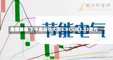 星图世界
盘中异动 下午盘股价大涨6.01%报3.53美元