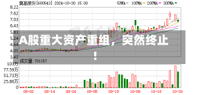 A股重大资产重组，突然终止！-第2张图片