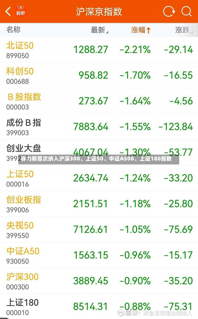 赛力斯首次纳入沪深300、上证50、中证A500、上证180指数-第1张图片