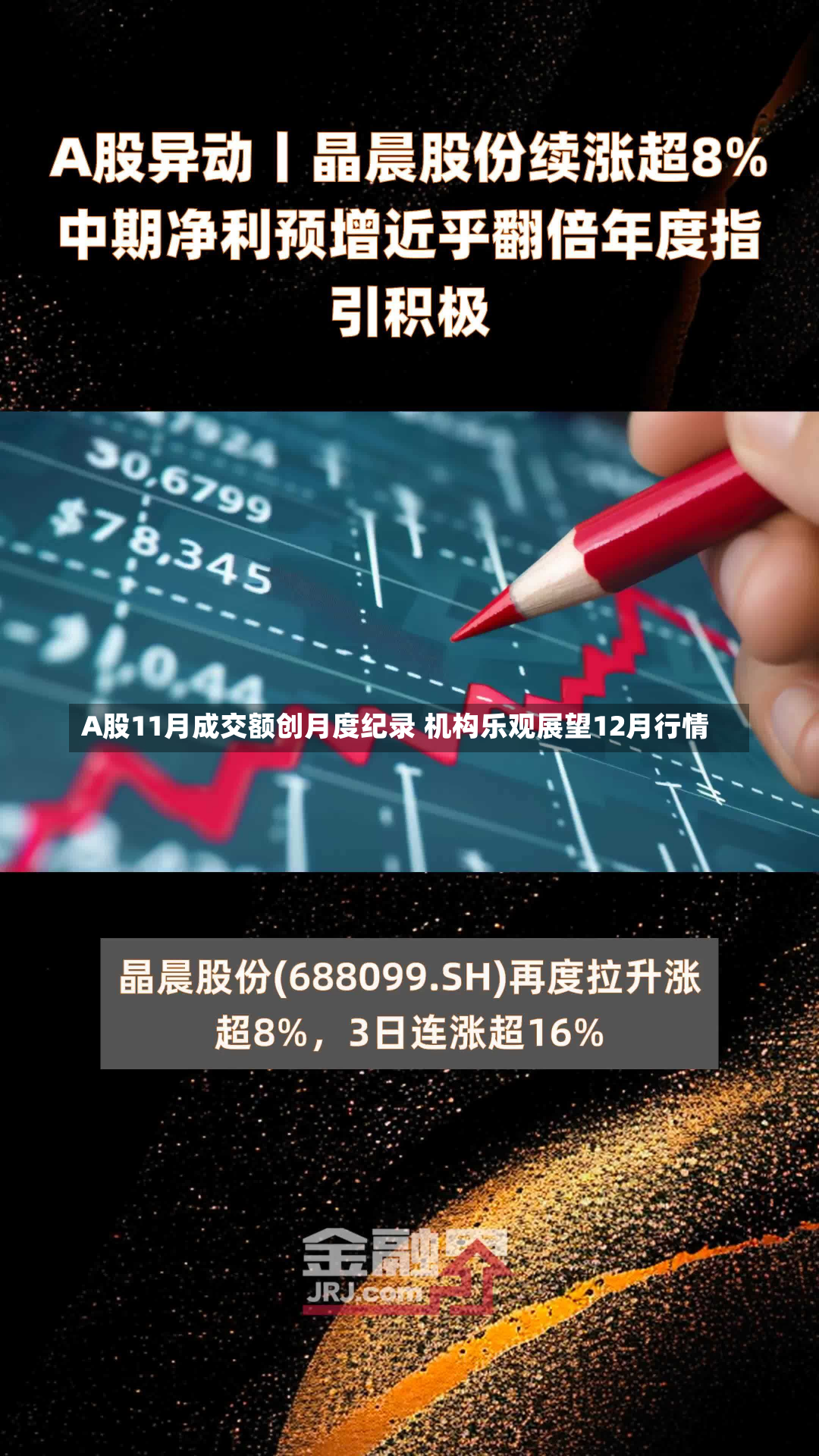 A股11月成交额创月度纪录 机构乐观展望12月行情