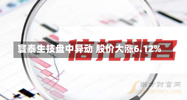 寰泰生技盘中异动 股价大涨6.12%-第3张图片