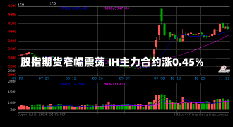 股指期货窄幅震荡 IH主力合约涨0.45%-第2张图片