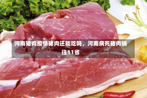 河南猪肉疫情猪肉还能吃吗，河南病死猪肉销往11省-第2张图片