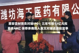 西安奕材背负对赌IPO：三年亏损13亿元拟募资49亿 保荐券商既入股又对赌还派驻监事-第3张图片