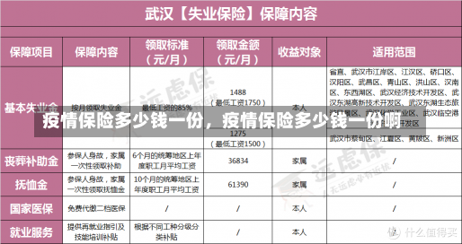 疫情保险多少钱一份，疫情保险多少钱一份啊-第1张图片