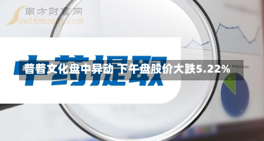 普普文化盘中异动 下午盘股价大跌5.22%-第2张图片