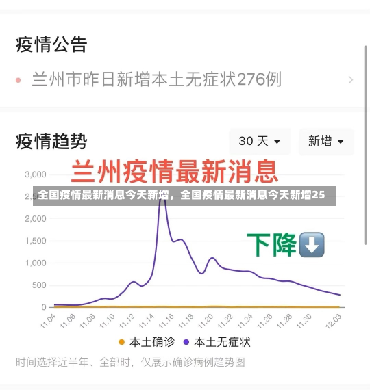 全国疫情最新消息今天新增，全国疫情最新消息今天新增25-第2张图片