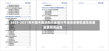 2025-2031年中国木器涂料行业细分市场投资新机遇及发展前景预测报告-第2张图片