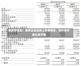 埃森哲朱虹：很多企业业务上发展很快，但对技术核心关不够