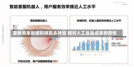 蓝鲸资本削减科技巨头持股 因对人工智能成本的担忧