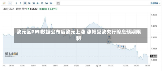 欧元区PMI数据公布后欧元上涨 涨幅受欧央行降息预期限制-第1张图片