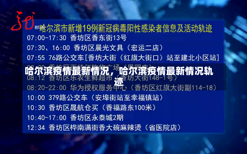 哈尔滨疫情最新情况，哈尔滨疫情最新情况轨迹