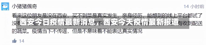 西安今日疫情最新消息，西安今天疫情最新报道