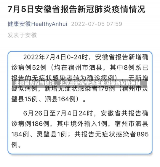 北京最新疫情通报，北京最新疫情通报全国最新疫情通报